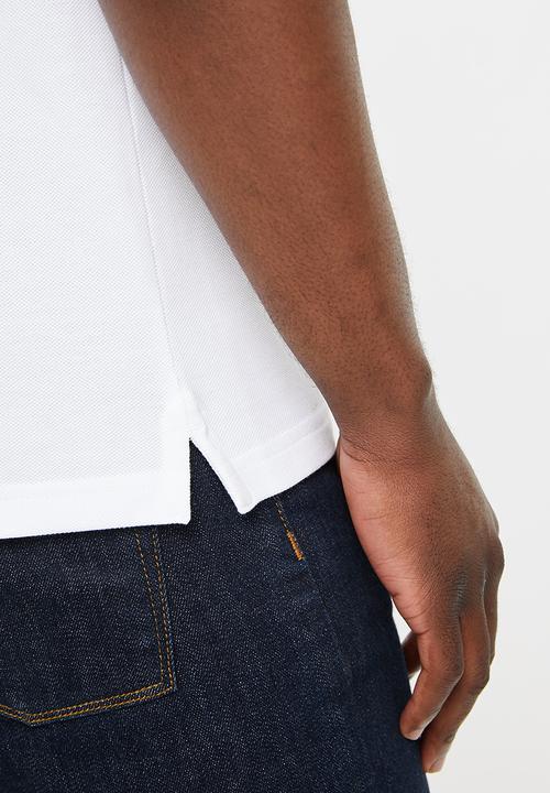Ben Sherman - Shirt pique - white
