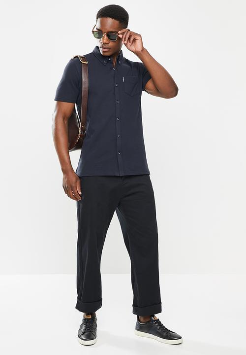 Ben Sherman - Shirt pique - navy