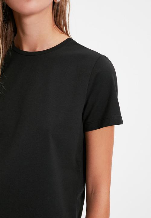 Trendyol - Çok renklits t-shirt 2-pack - black & white 