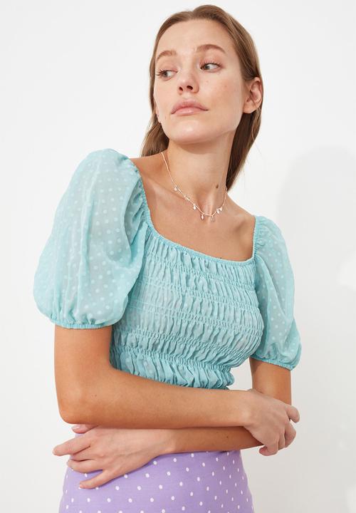 Trendyol - Mintos blouse - mint