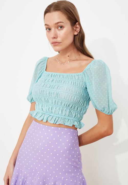 Trendyol - Mintos blouse - mint