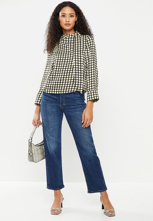 MANGO - Blouse quant - black