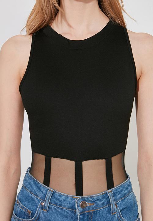 Trendyol - Siyahbd t-shirt - black