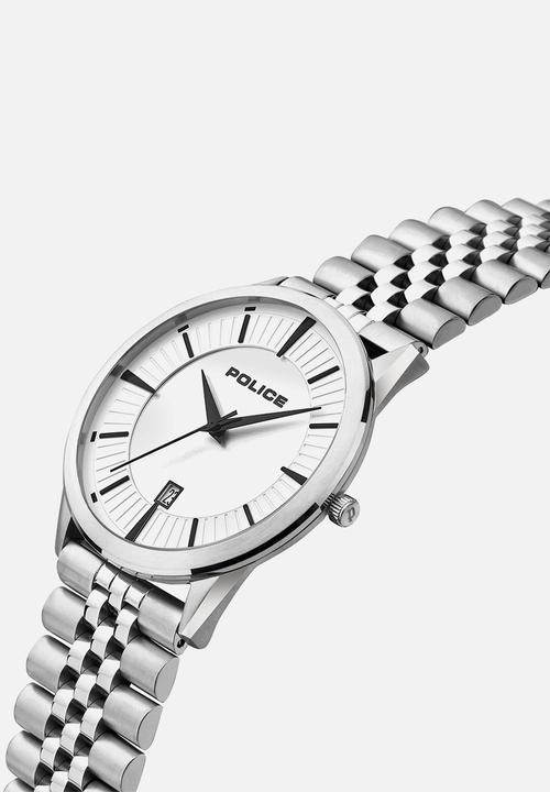 Police - Patriot 3 hand date watch - silver