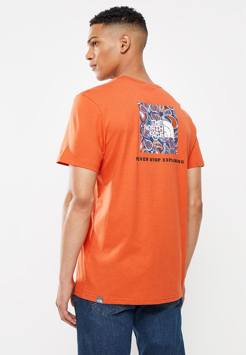 The North Face - Short sleeve redbox tee  - orange