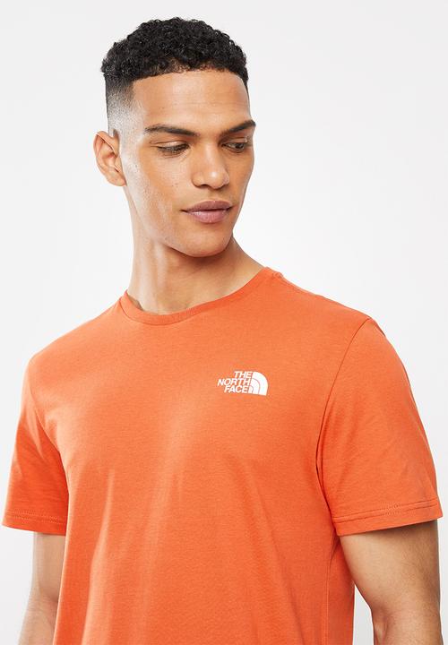 The North Face - Short sleeve redbox tee  - orange