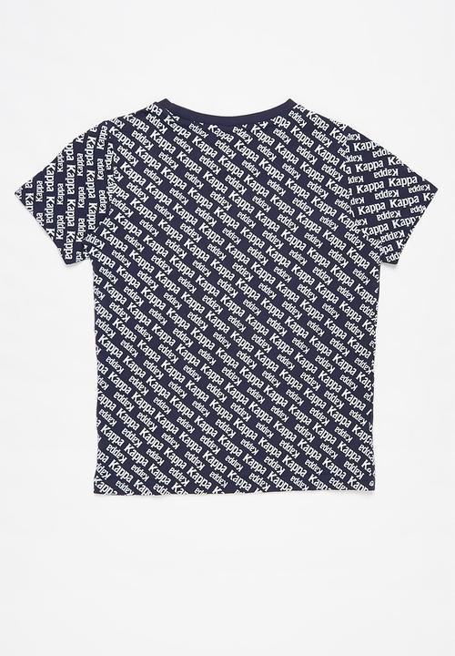 KAPPA - Authentic boby T-shirt - navy & white