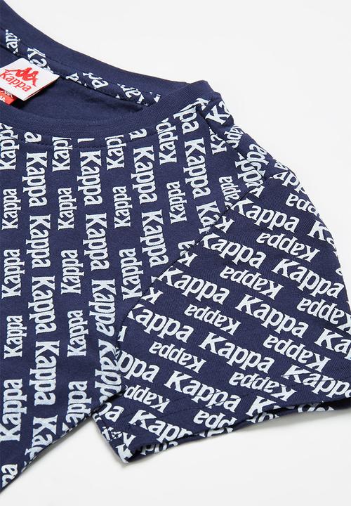 KAPPA - Authentic boby T-shirt - navy & white