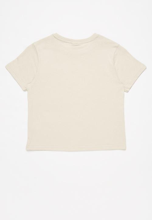 FILA - Mono storm crop box top - stone