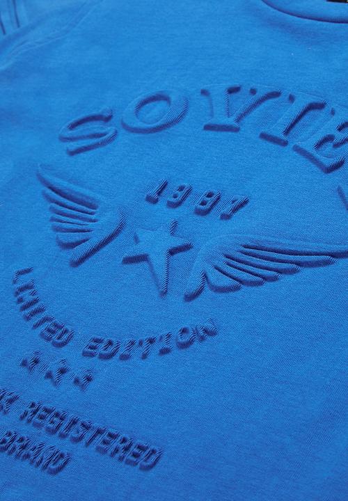 SOVIET - B Coles fashion tee -blue