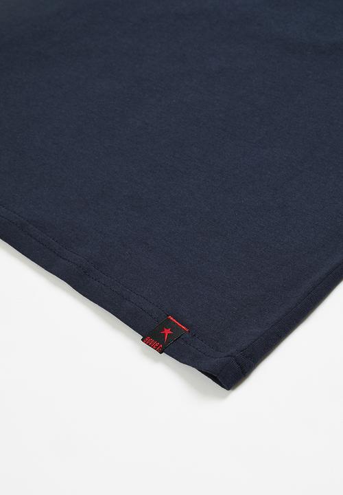 SOVIET - B shefford boys short sleeve logo tee - navy