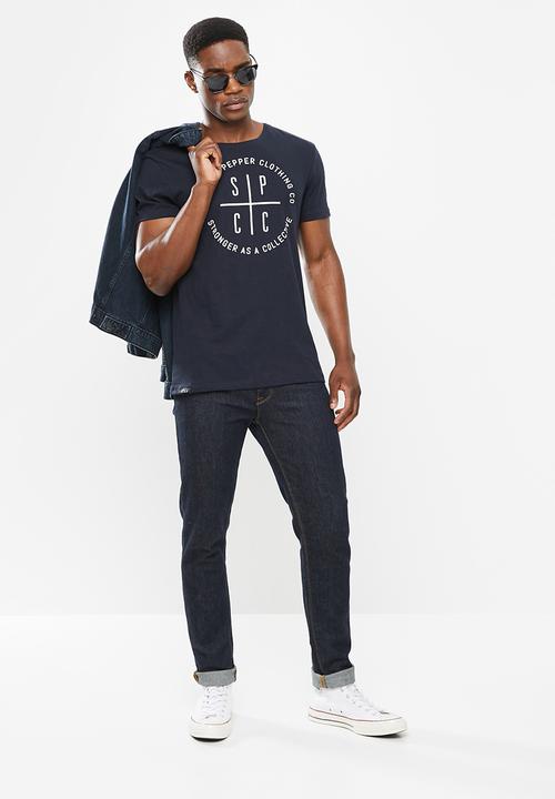 S.P.C.C - Moore regular fit straight hem tee - ink