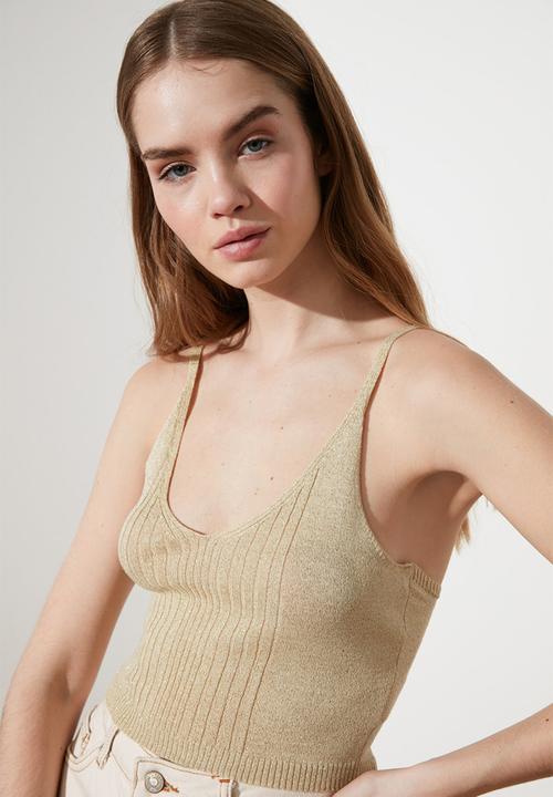 Trendyol - Knit top - stone