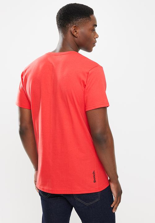 Bench - Forsberg short sleeve tee - red