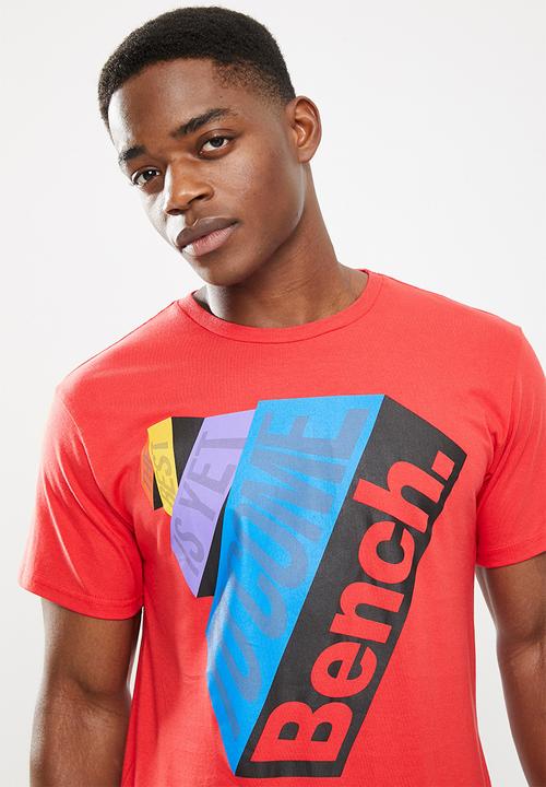 Bench - Forsberg short sleeve tee - red