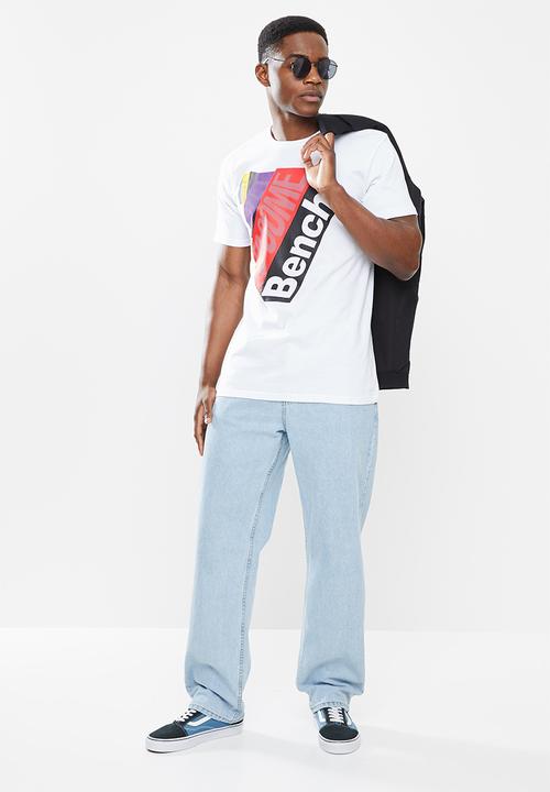 Bench - Forsberg short sleeve tee - white