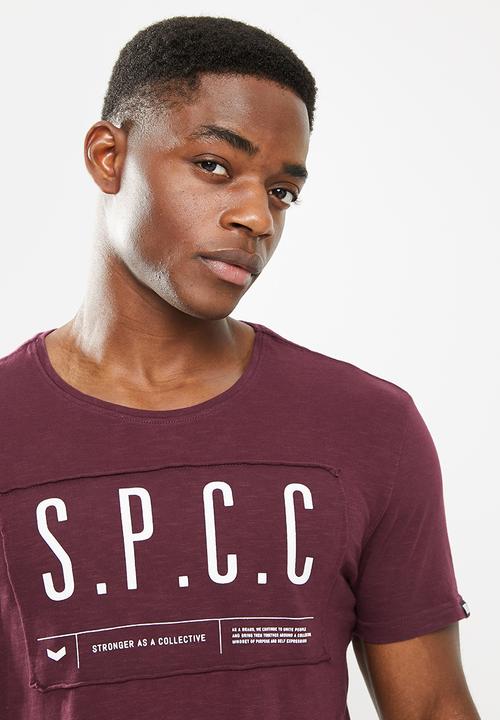S.P.C.C - Dettori regular fit straight hem tee - sangria