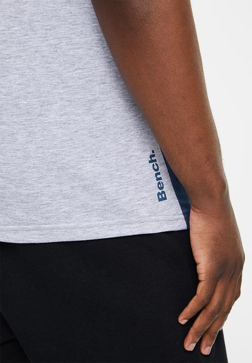 Bench - Theon short sleeve tee - grey & blue
