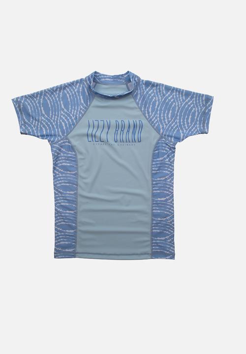 Lizzy - Leigha short sleeve rashie - blue