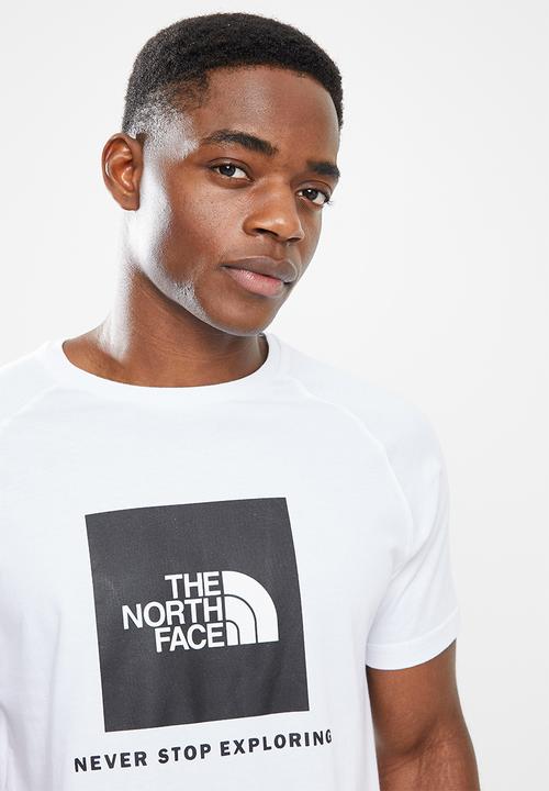 The North Face - Raglan short sleeve redbox tee - white