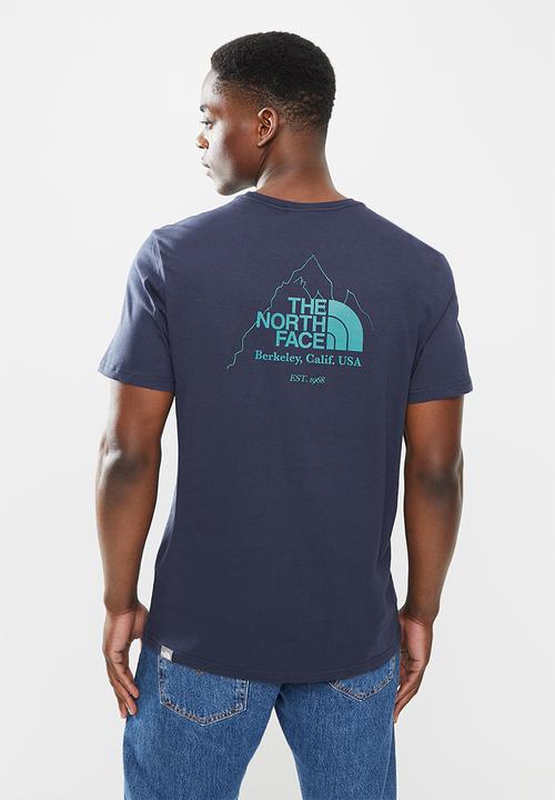 The North Face - Mens biner graphic 4 tee - aviator navy