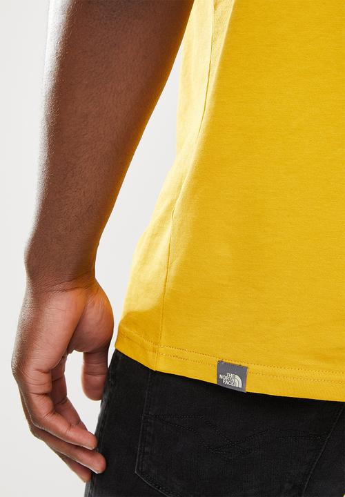 The North Face - Mens s/s redbox tee - arrowwood yellow