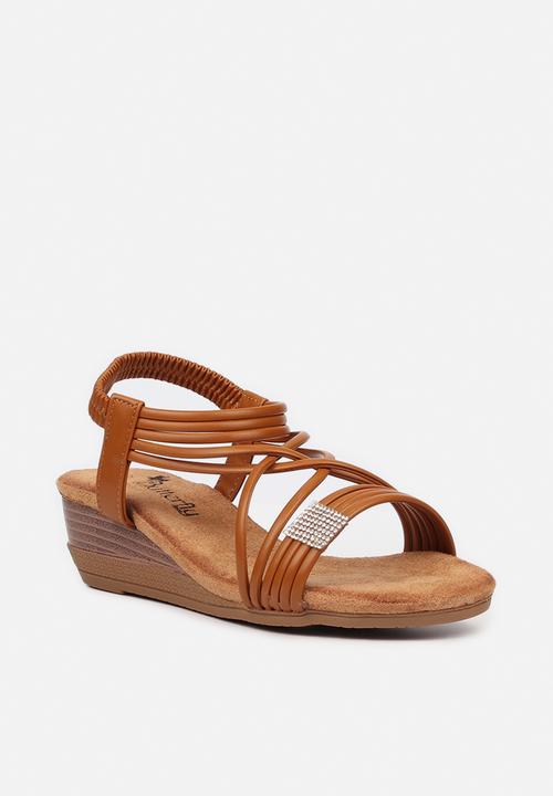 Butterfly Feet - Linah 4 wedge - tan