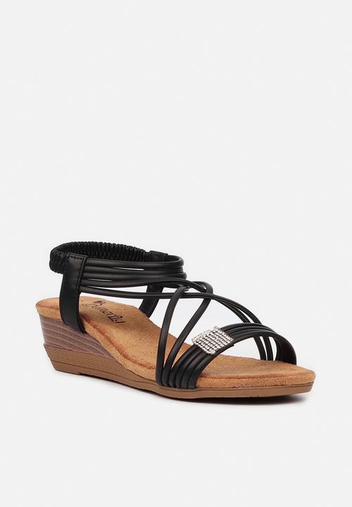 Butterfly Feet - Linah 4 wedge - black