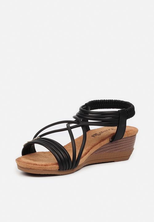 Butterfly Feet - Linah 4 wedge - black