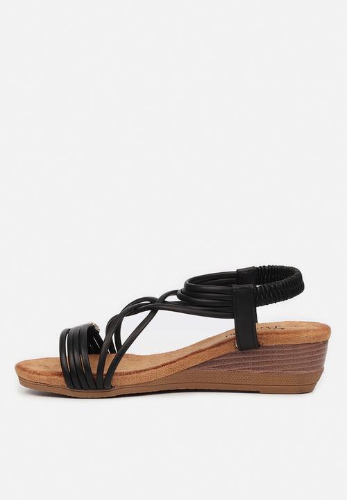 Butterfly Feet - Linah 4 wedge - black
