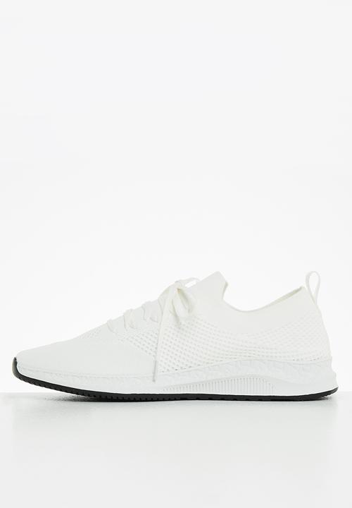 POLO - Hector athleisure knit sneaker - white
