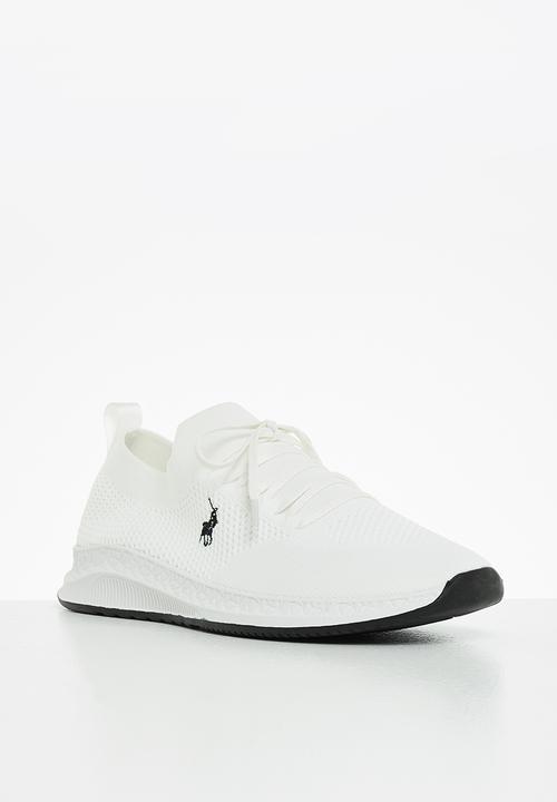 POLO - Hector athleisure knit sneaker - white