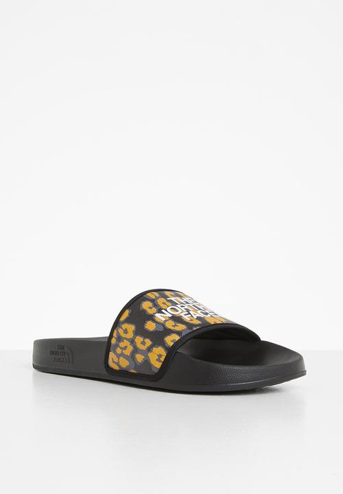 The North Face - W base camp slide iii - arrowwood yellow/leopard print/tnf black