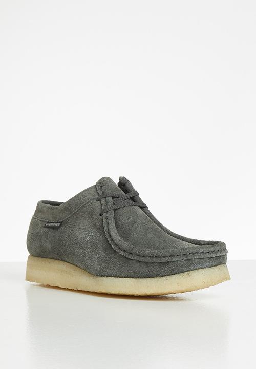 Grasshoppers - Dax origin suede moccasin - charcoal