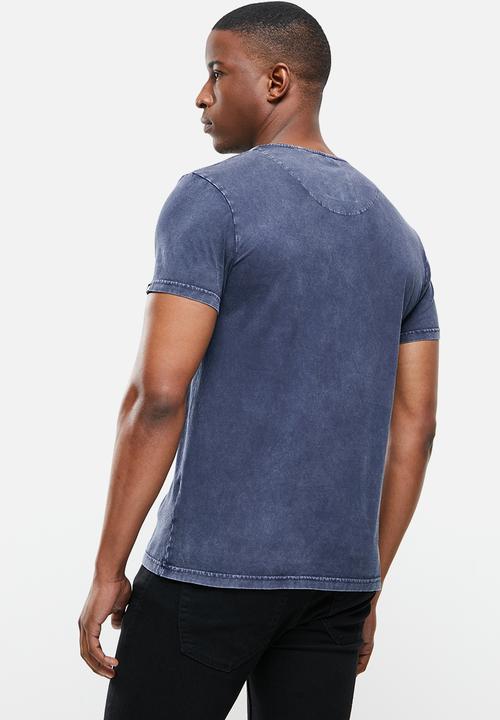 S.P.C.C - Lucas regular fit straight hem tee - navy