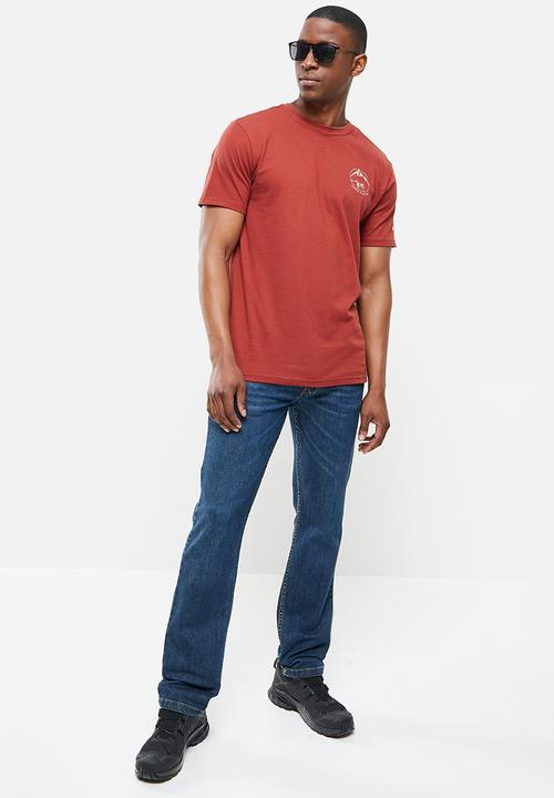 Hi-Tec - Explore more tee - burgundy