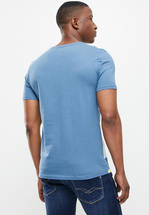 Original Penguin - Stripe front tee - multi 