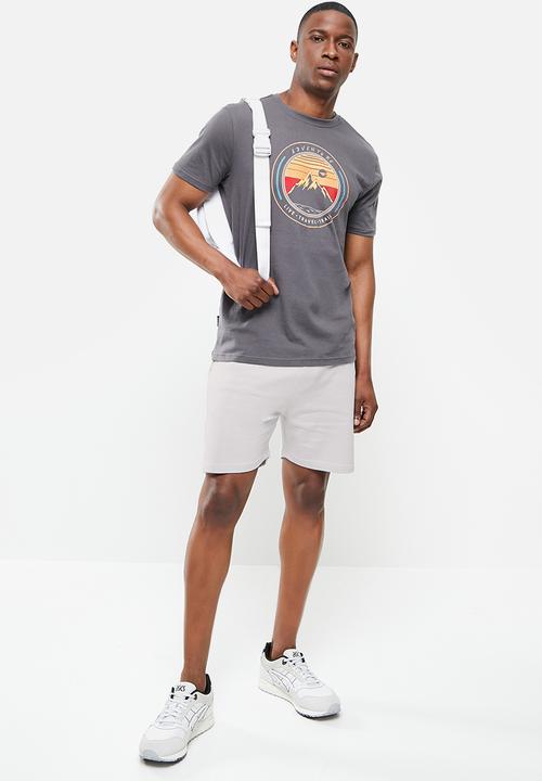 Hi-Tec - Men's fleece shorts - light grey