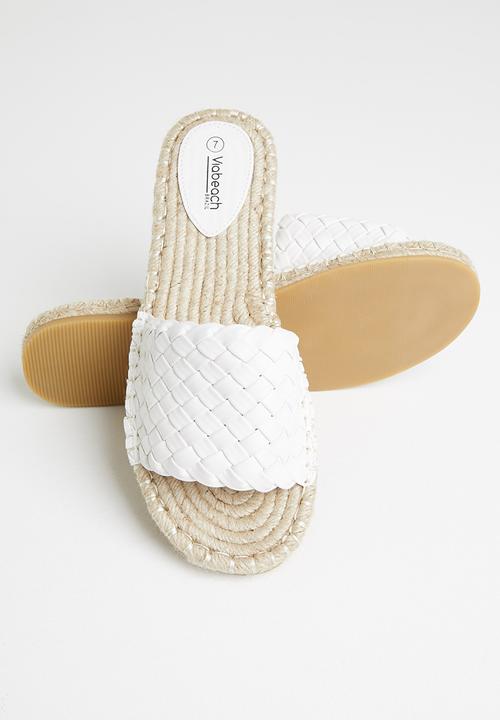 Viabeach - Marine1 espadrille slide - white