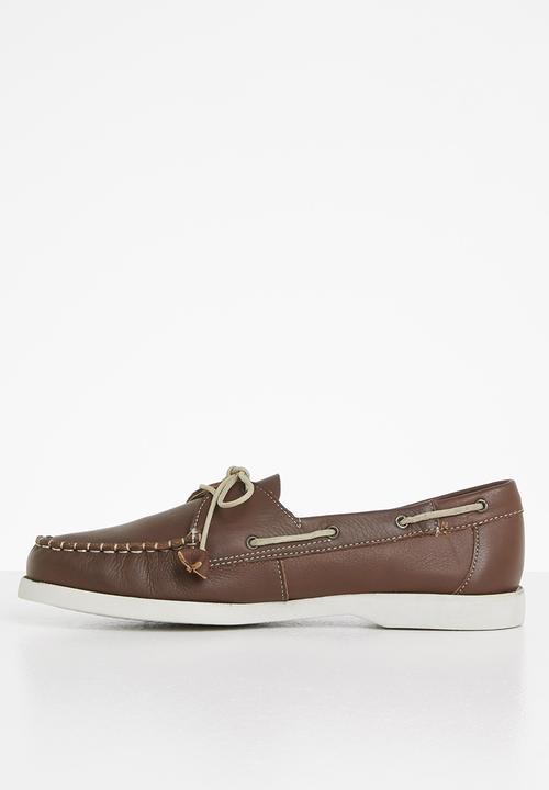 Grasshoppers - Zora natan leather - dark tan