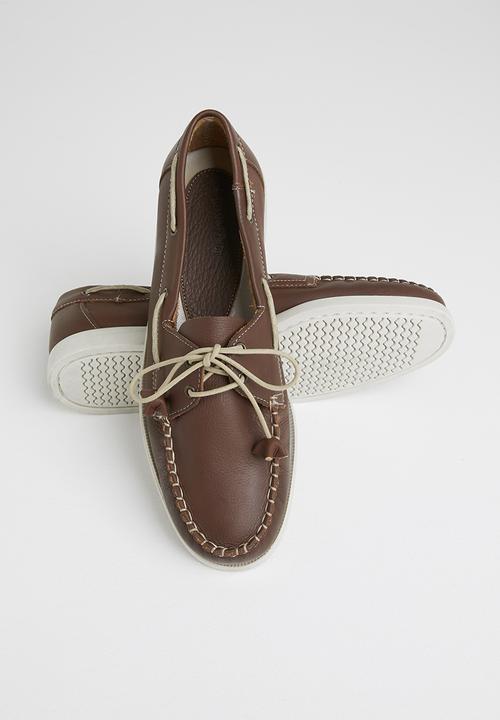 Grasshoppers - Zora natan leather - dark tan