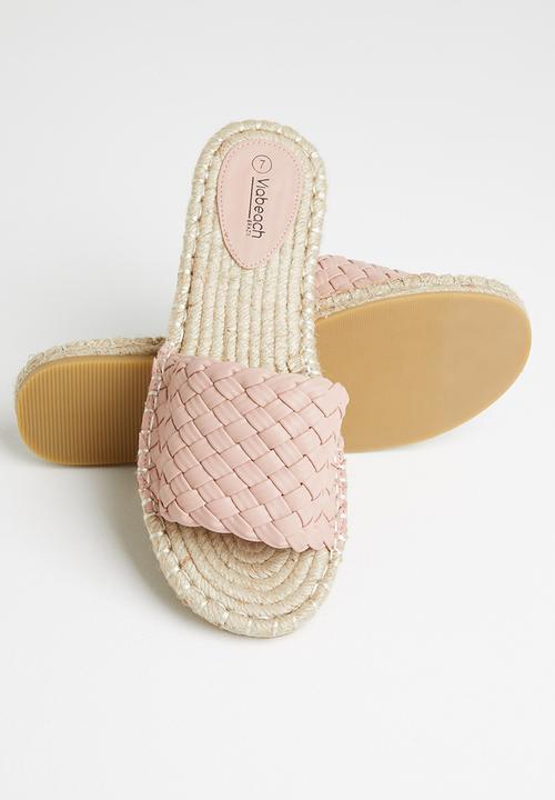 Viabeach - Marine1 espadrille slide - pink
