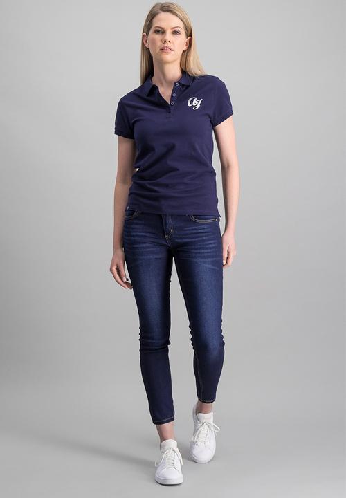 Aca Joe - Ladies aca joe foil golfer - navy