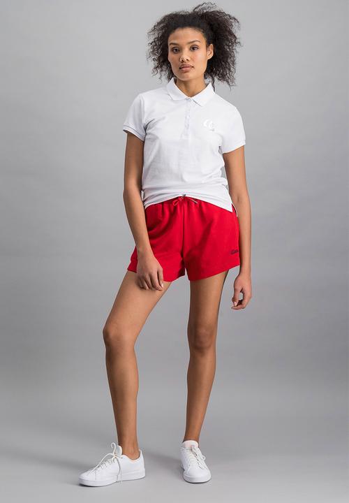 Aca Joe - Ladies aca joe foil aj & sleeve applique golfer - white