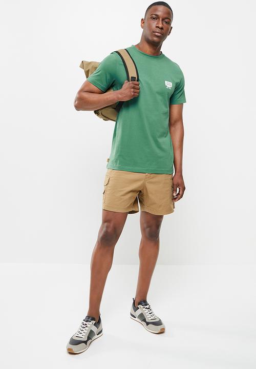 JEEP - Fixed waistband mountain man short - camel 