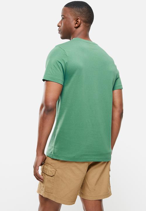 JEEP - Logo tee high square print - green 