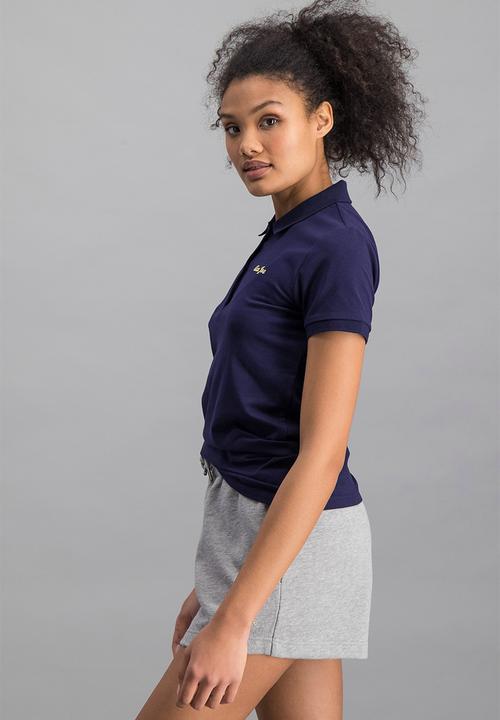 Aca Joe - Ladies aca joe high square small logo golfer - navy