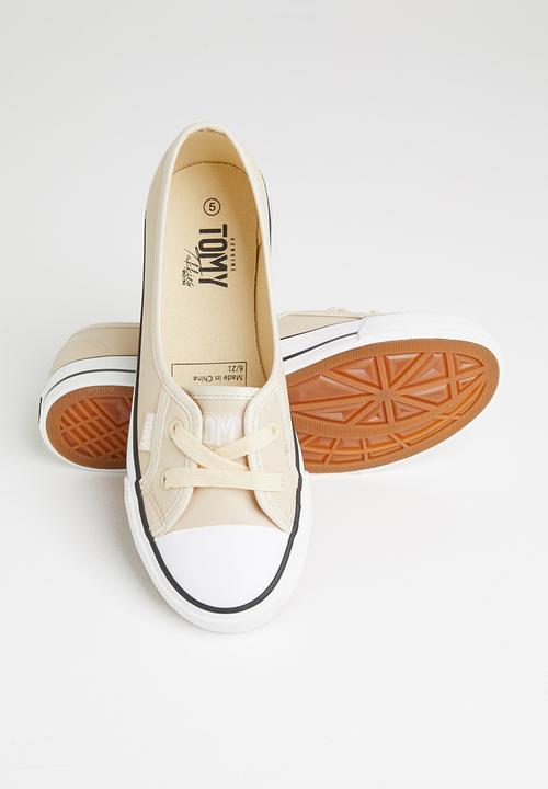TOMY - Lace up - beige