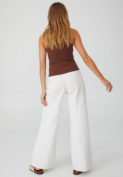 Cotton On - The turn back tank - acorn