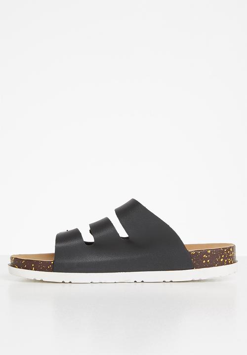 Madison® - Blaire buckle strap slide - black